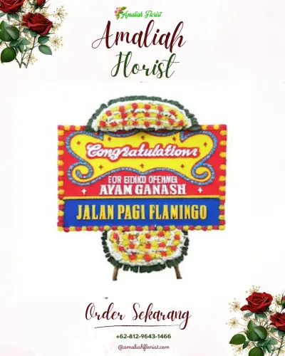Bunga Papan Congratulation di Tengengkulon